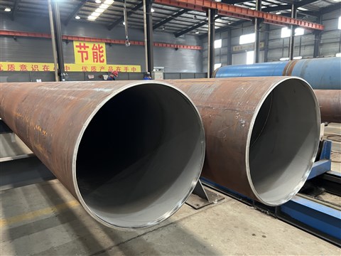 DN450內(nèi)襯不銹鋼直縫焊管